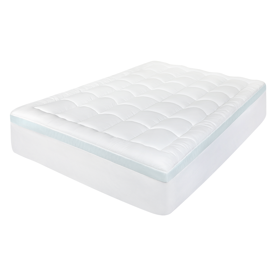 Dreamz Gel Memory Foam Mattress Topper 8cm Double Size-2006733414299996168