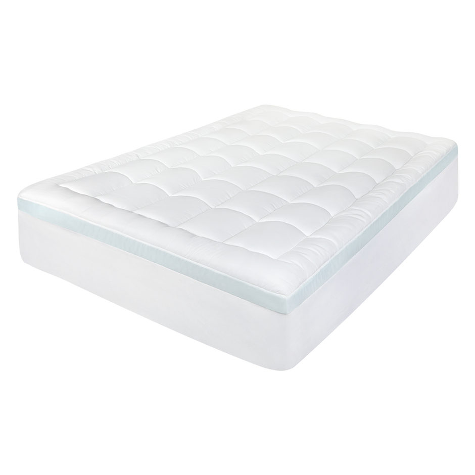 Dreamz Gel Memory Foam Mattress Topper 8cm Queen Size-2006733414463574024