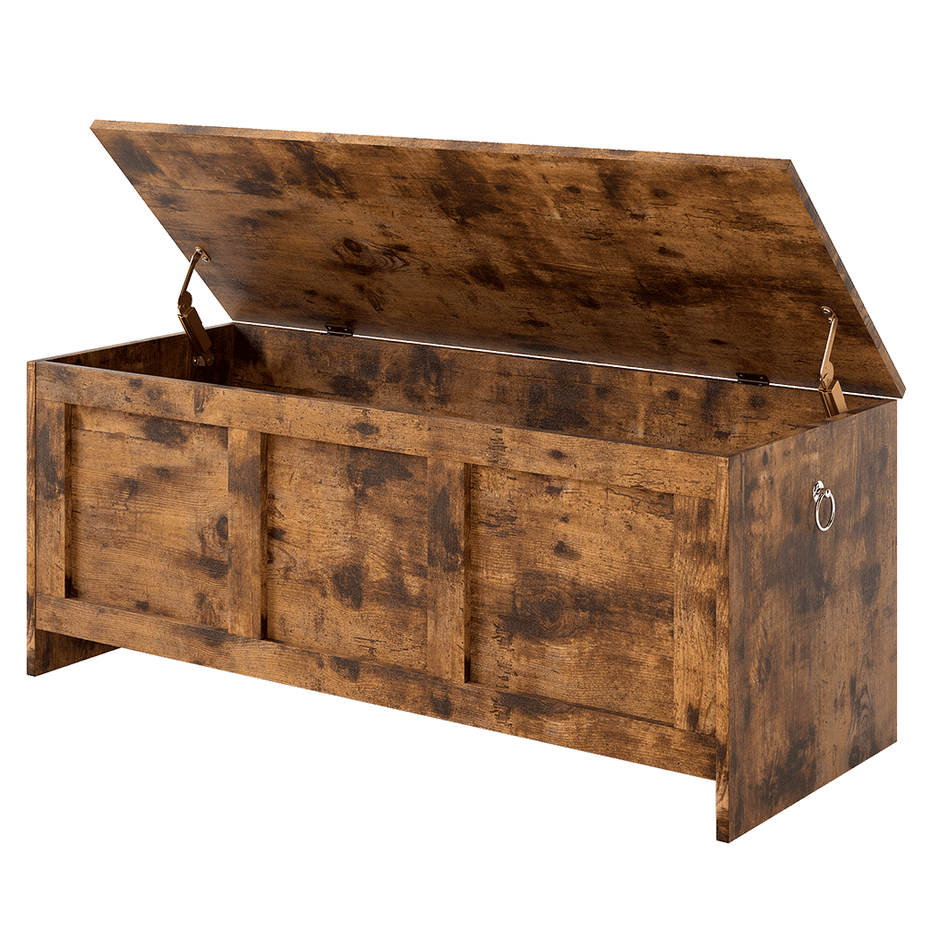 Levede Storage Bench Rustic Wooden Storage Cabinet-2011971107179073544