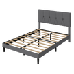 Levede Bed Frame Upholstered Platform Mattress Base Queen-2011971105635569672
