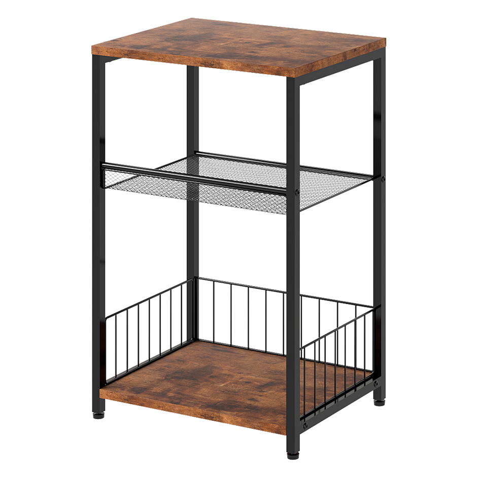 Levede Side Table 3-Tier Storage Shelf Modern Table-2011971113818656776