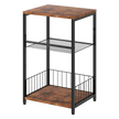 Levede Side Table 3-Tier Storage Shelf Modern Table-2011971113818656776