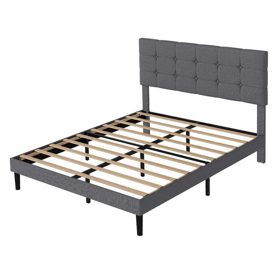 Levede Bed Frame Upholstered Platform Mattress Base Queen-2011971105987891208