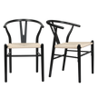 Levede 4x Dining Chairs Wooden Hans Black-2018816917736919048