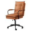 LEVEDE Ergonomic Office Chair Computer PU Brown-2006732703109615624