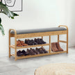 Levede Bamboo Shoe Rack Bench Entryway Seat-2006732840615677959
