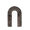 CAC10697-KM Marble  Arch Vase - Dark Coffee