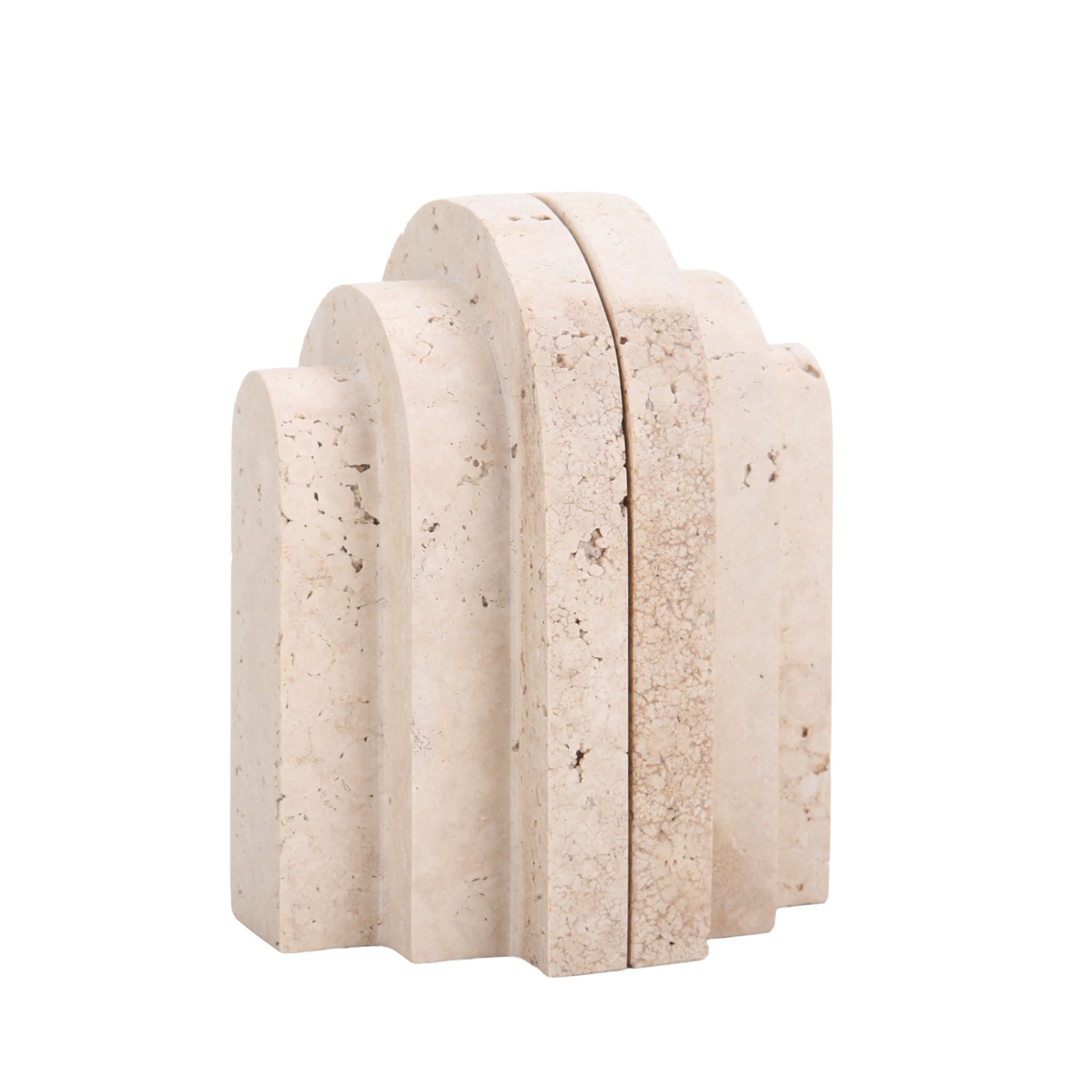 CAC10700-KM Stone Bookends - Beige