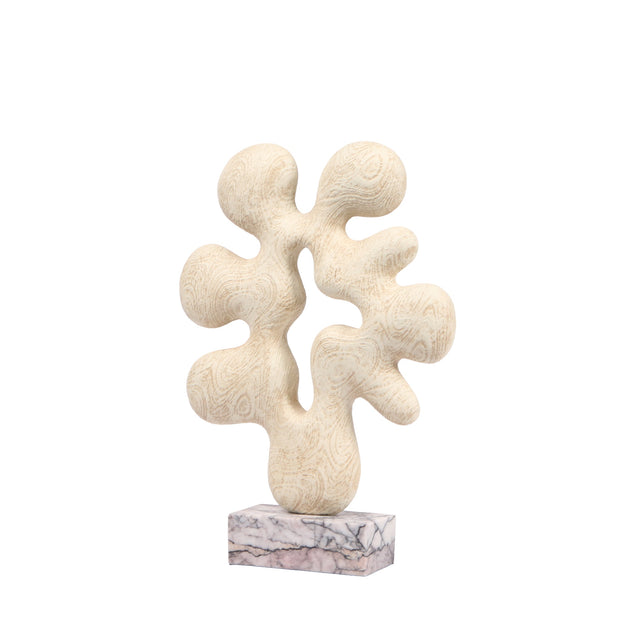 CAC10703-KM Organic Desktop Sculpture - Beige