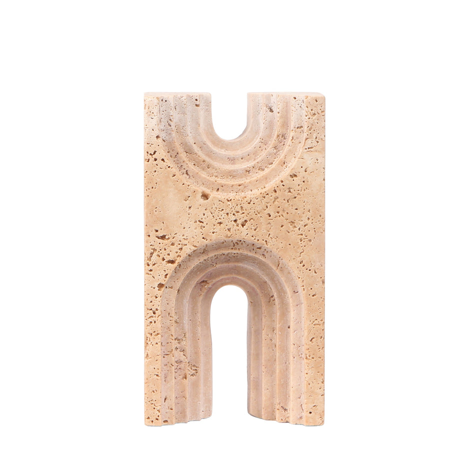 CAC10706-KM Carved Marble Sculpture - Beige