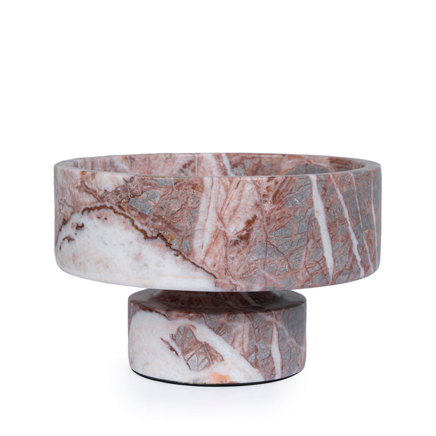 CAC10714-KM Round Marble Tray - Multicolor