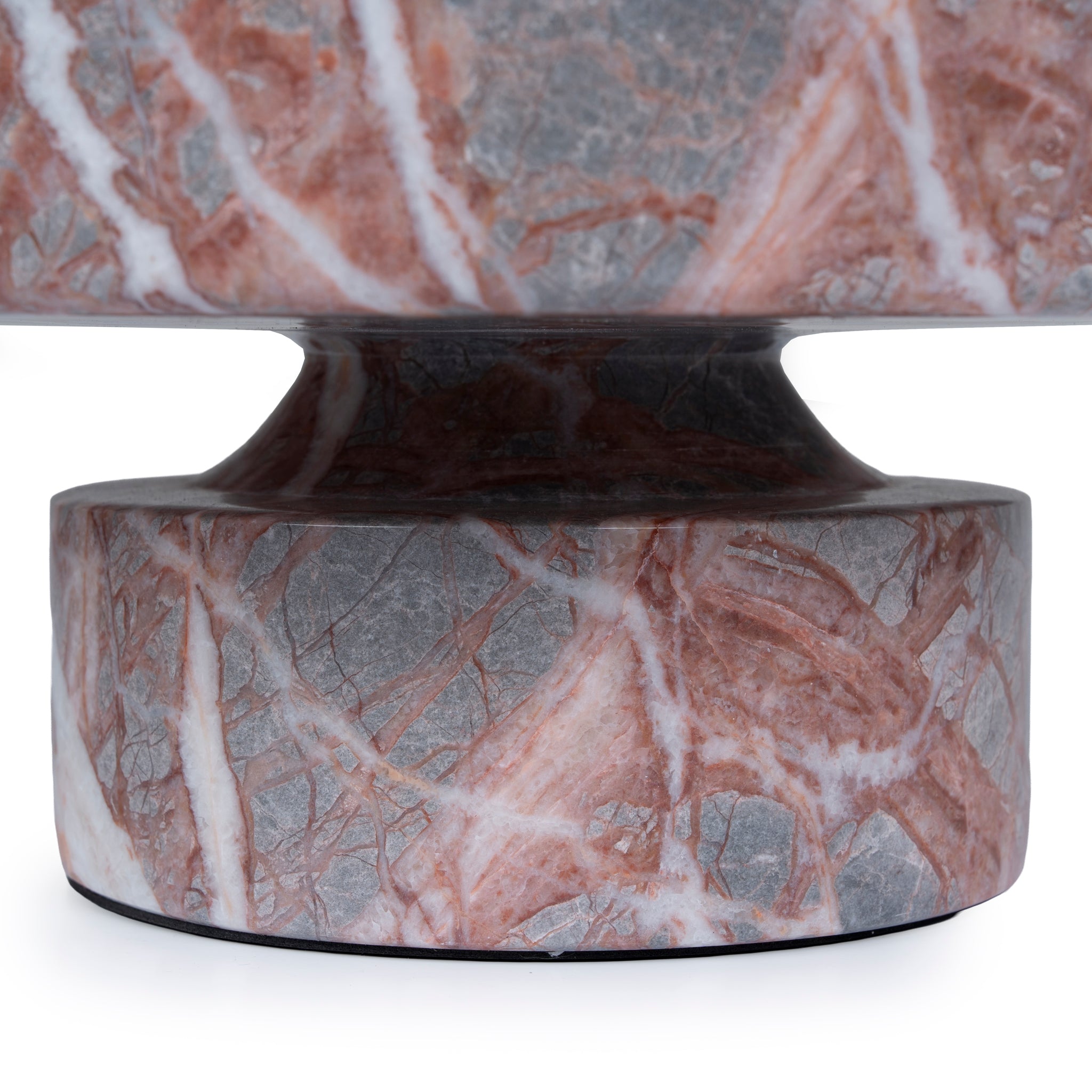 CAC10714-KM Round Marble Tray - Multicolor