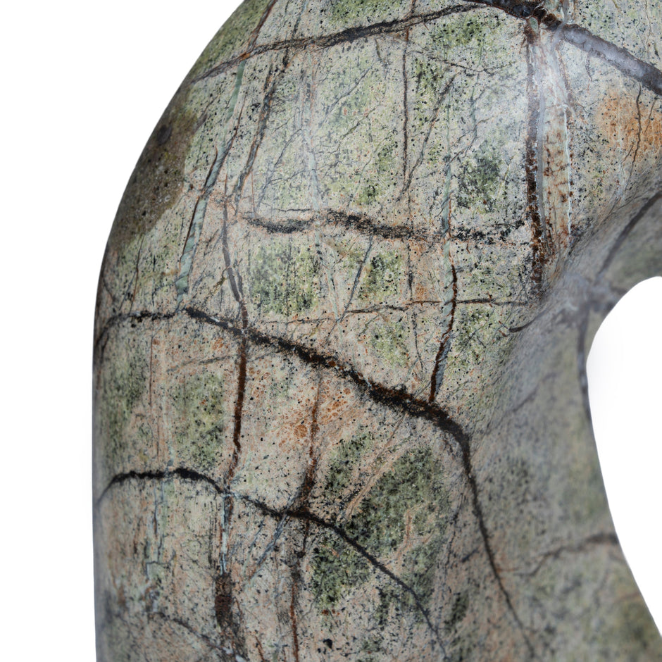 CAC10720-KM Sea Waves Marble Sculpture - Green