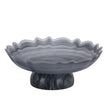 CAC10724-KM Lotus Glass Tray - Grey