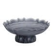 CAC10724-KM Lotus Glass Tray - Grey