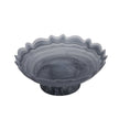 CAC10724-KM Lotus Glass Tray - Grey