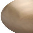CAC10726-KM Arc Pedestal Metal Small Tray - Antique Brass