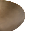 CAC10726-KM Arc Pedestal Metal Small Tray - Antique Brass