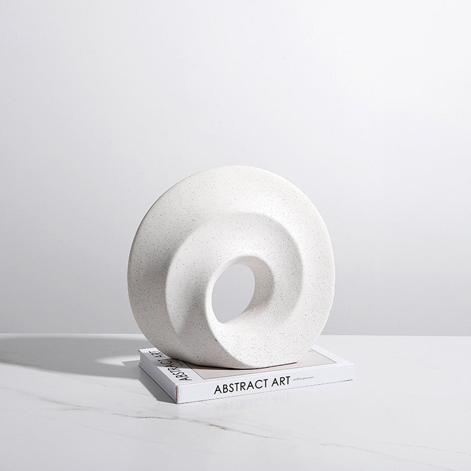 CAC10742-FC Ring Hole Ceramic Ornaments