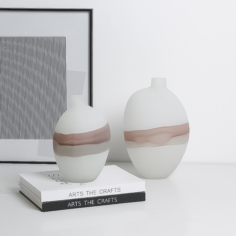 CAC10748-FC Flowing Vase A - White