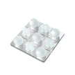 CAC10779-FC Square Crystal Tic Tac Toe