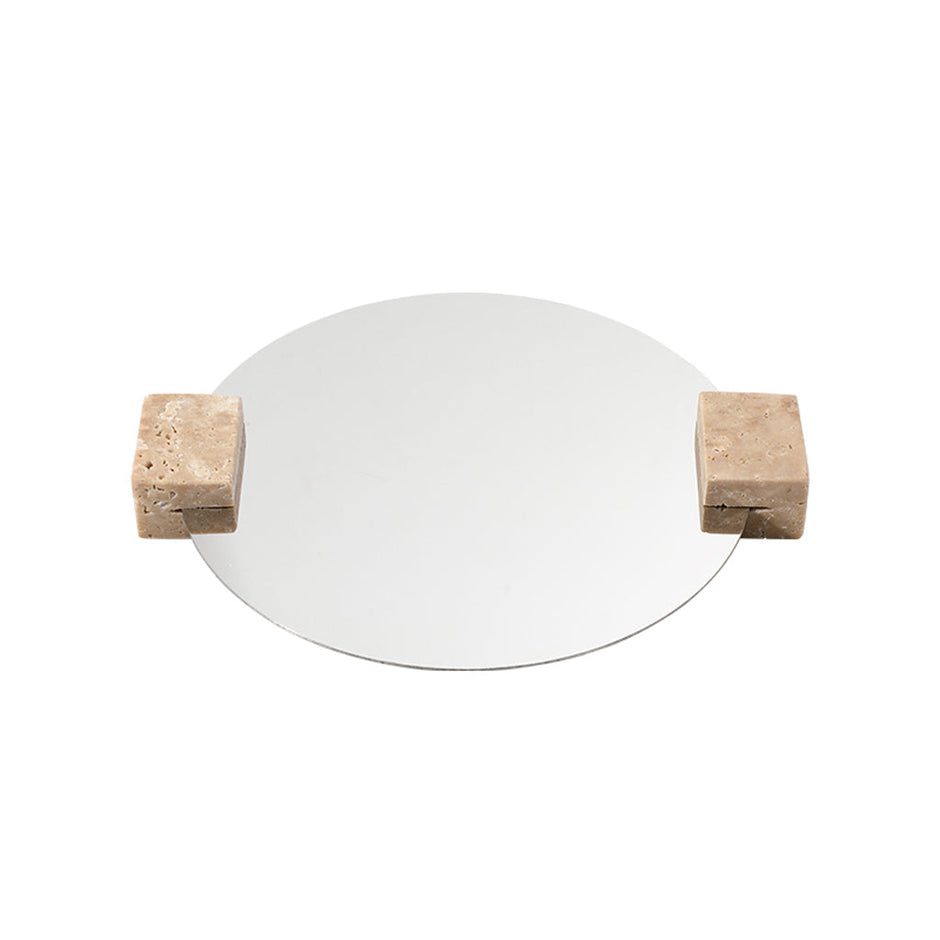 CAC10788-FC Round Mirror Plate