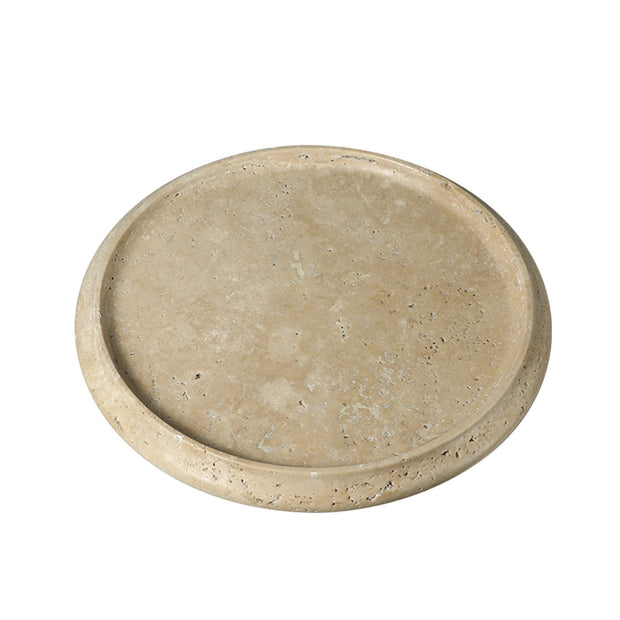 CAC10792-FC Simple Marble Plate - Yellow