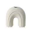 CAC10793-FC Ceramic Curved Arch Ornament - White