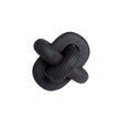 CAC10820-FC Three Ring Buckle Ornaments - Black