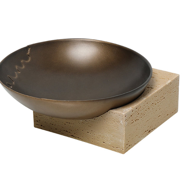 CAC10829-FC Gold Inlaid Plate