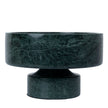CAC12534-KM Round Marble Tray - Green