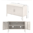 Artiss Buffet Sideboard Metal Cabinet - BASE White