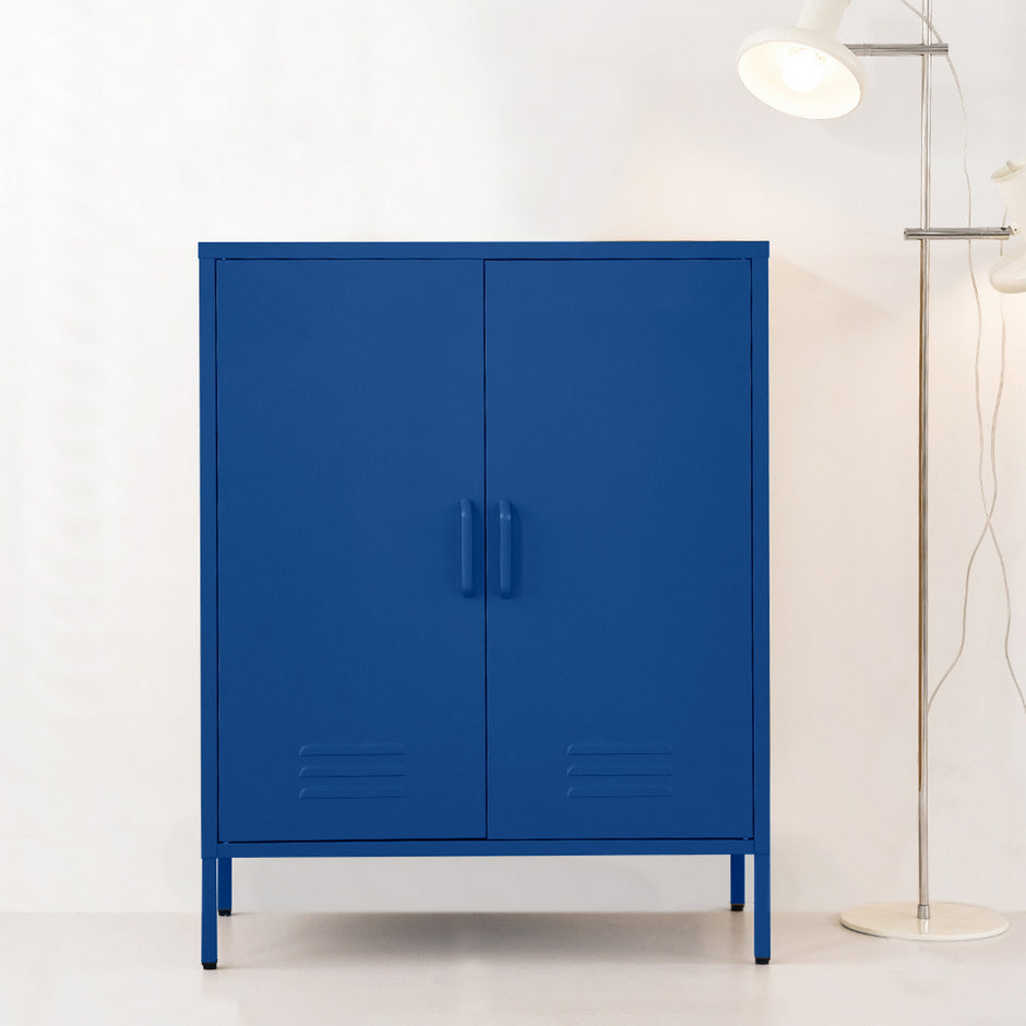 Artiss Buffet Sideboard Metal Cabinet - SWEETHEART Blue