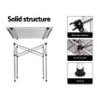 Weisshorn 3pc Camping Table Chair Set Outdoor Folding Aluminium Portable Picnic