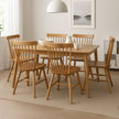 Levede 6x Dining Chairs Kitchen Windor Oak-2006732719844888583