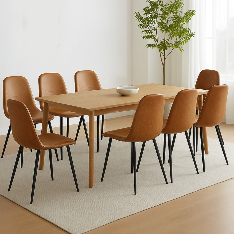Levede 8x Dining Chairs Kitchen Eames-2006732724303433735