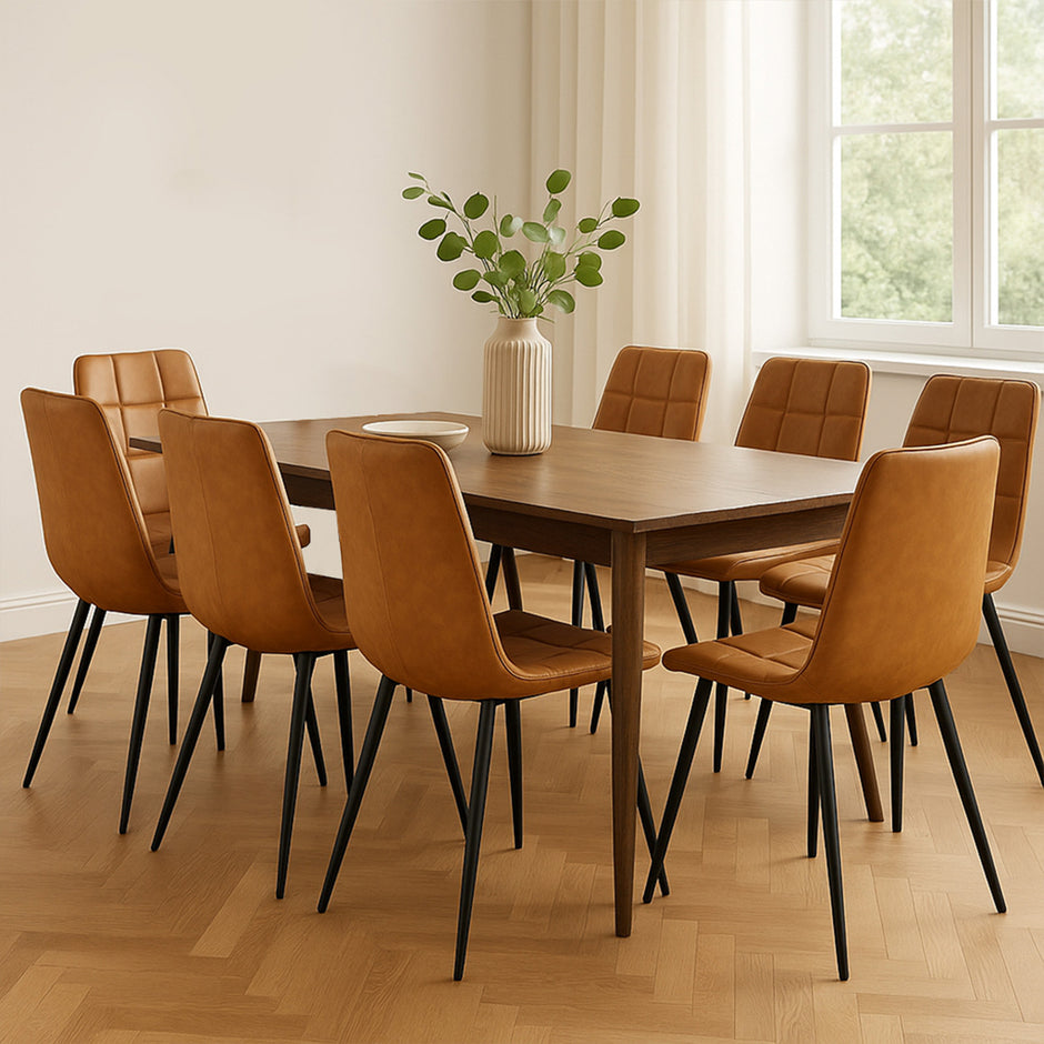 Levede 8x Dining Chairs Kitchen Chair-2006732723942723591