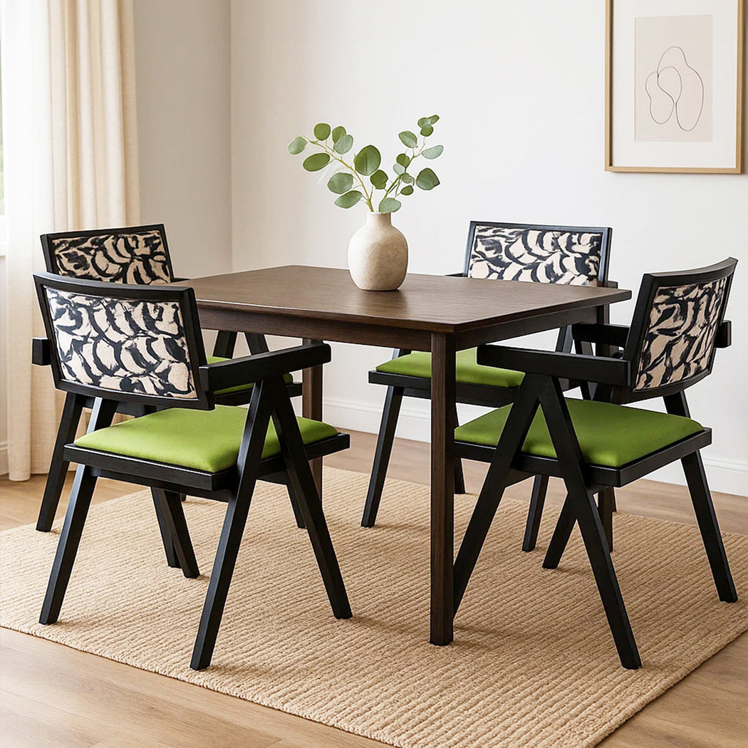 Levede Dining Chair Retro Backrest Chair x4-2006732735091183623