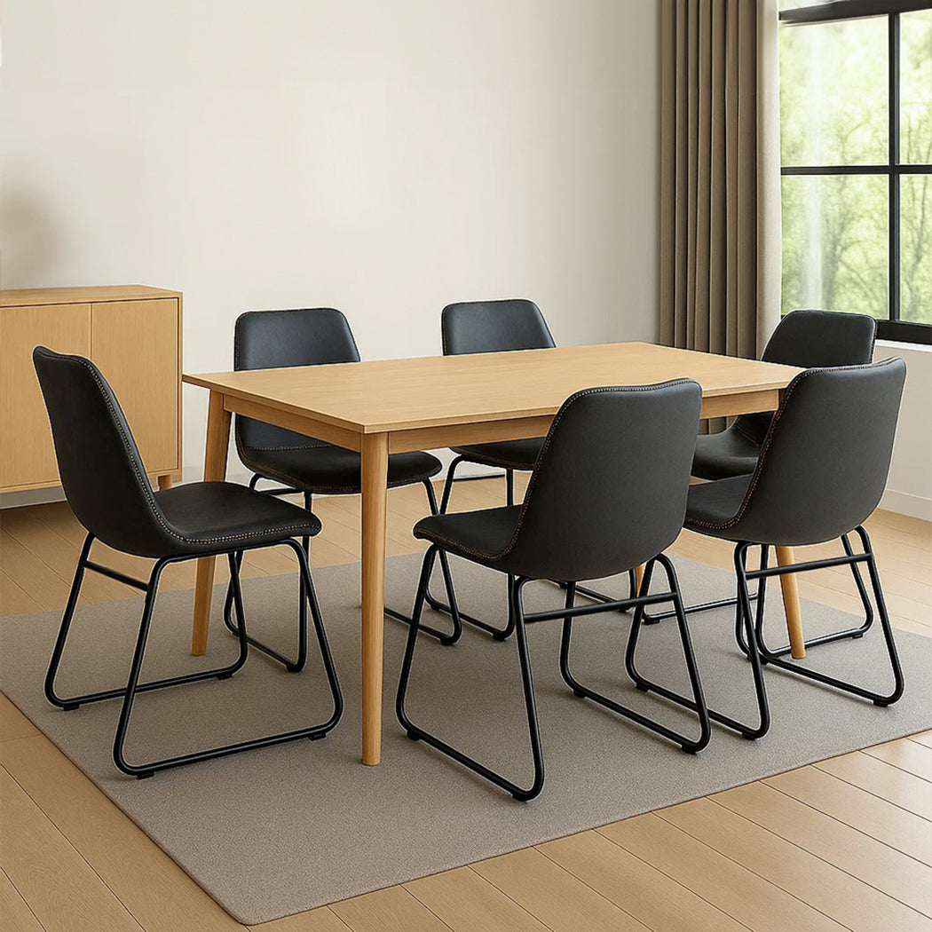 Levede 6x Dining Chairs Kitchen Table-2006732732603961351