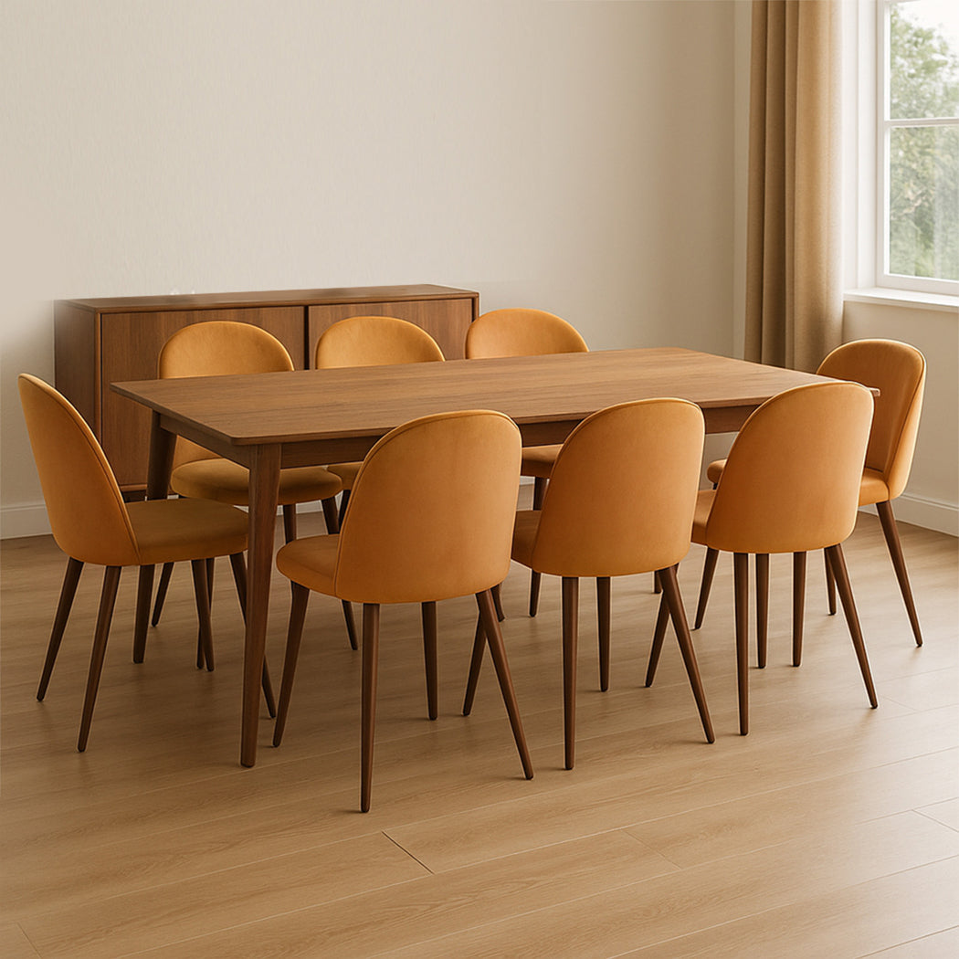 Levede 8x Dining Chairs Seat French-2006733383517999111