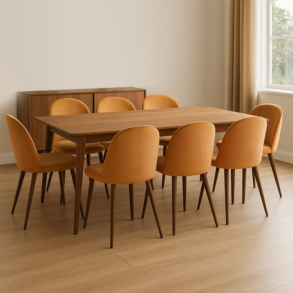 Levede 8x Dining Chairs Seat French-2006733383517999111