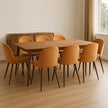 Levede 8x Dining Chairs Seat French-2006733383517999111