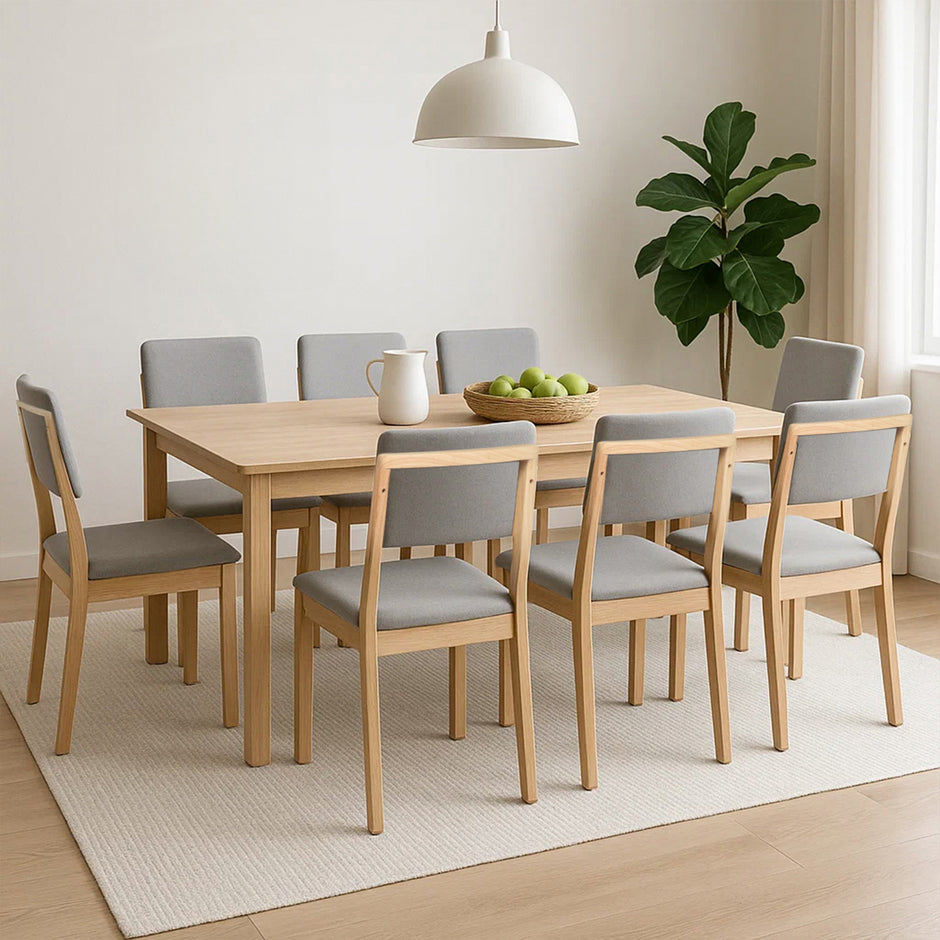 Levede Dining Chairs 8 Upholstered Kitchen Chair-2006732735992958983