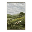 CAR12184-CLO 80 x 120cm Framed Canvas - Natural