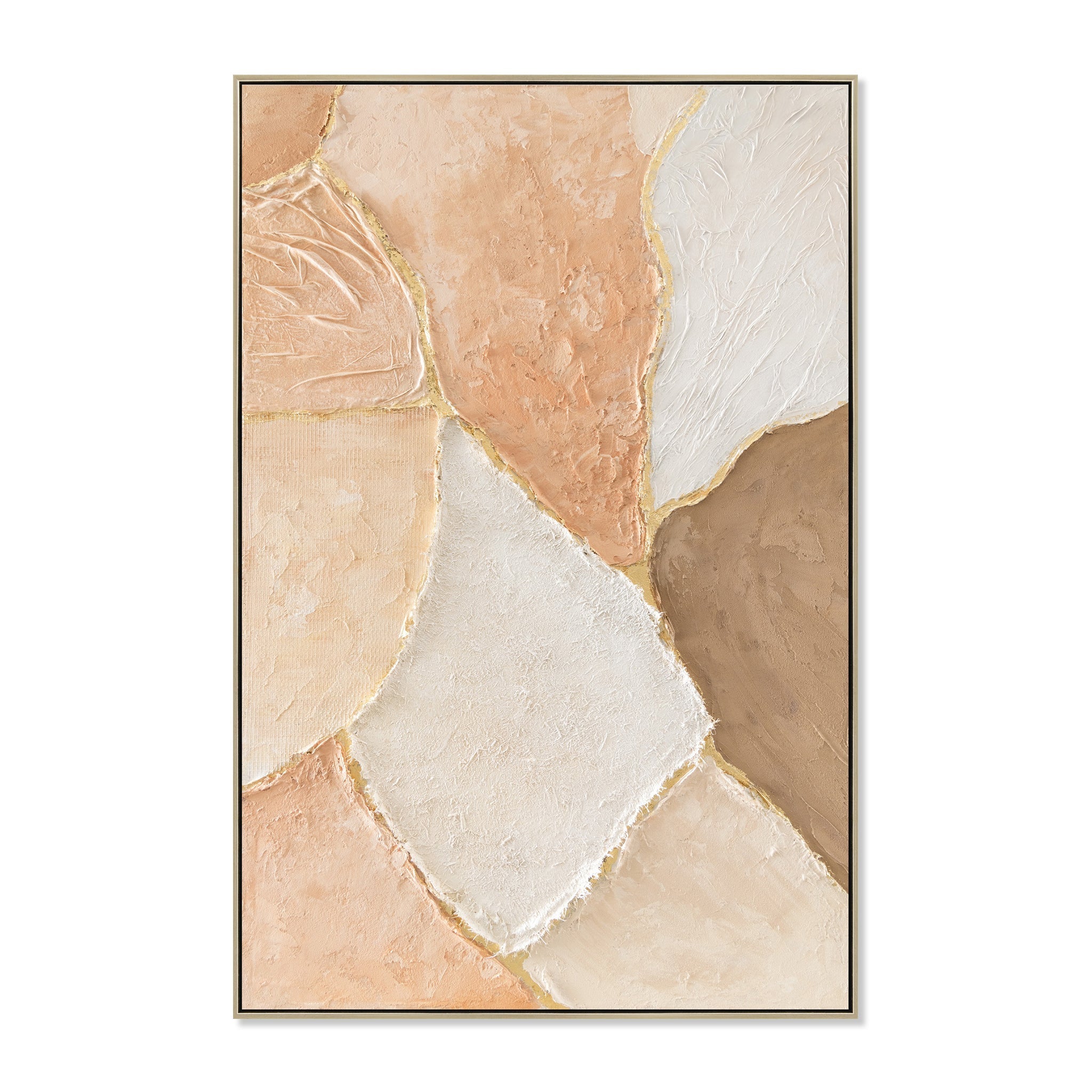 CAR12186-CLO 80 x 120cm Framed Canvas - Natural