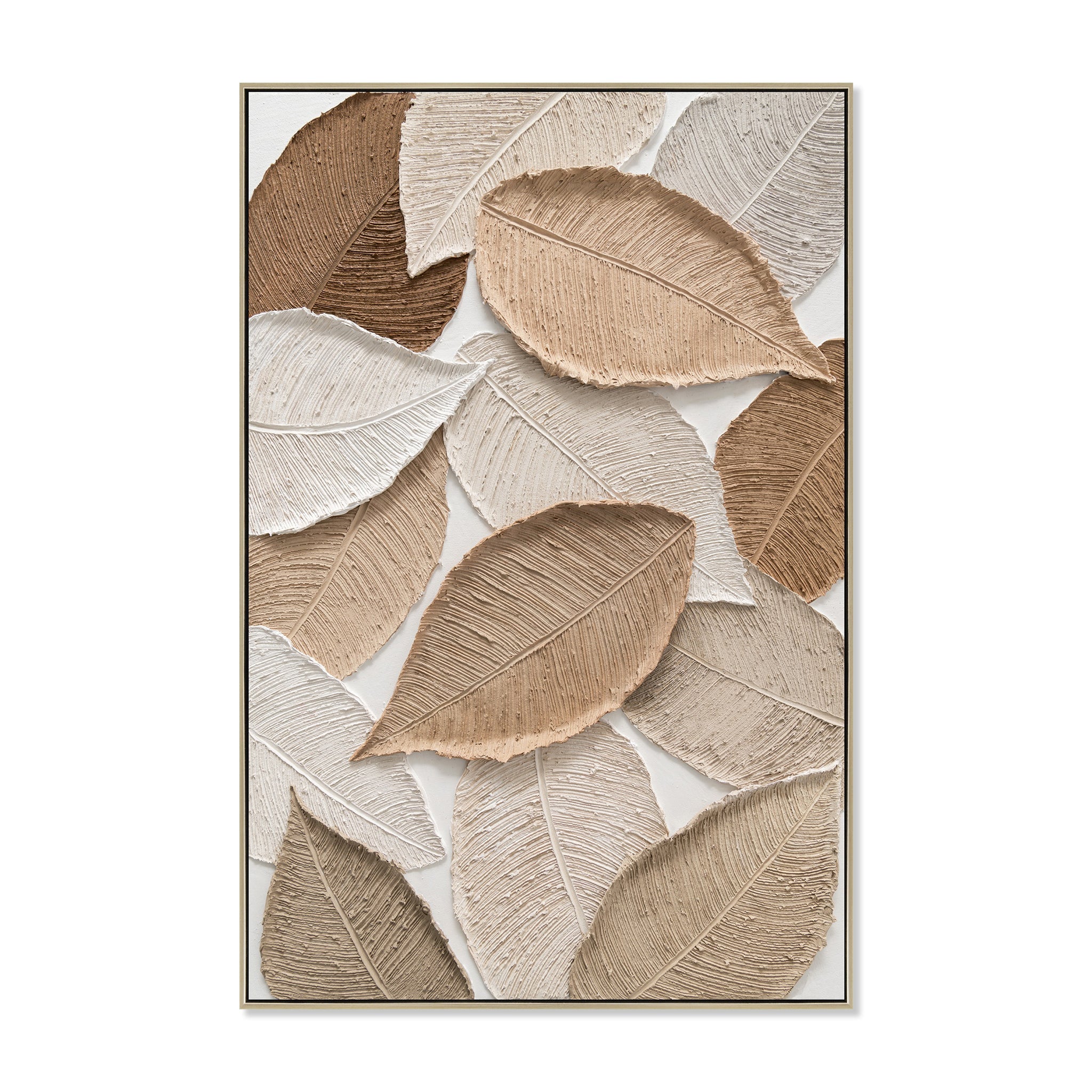 CAR12188-CLO 80 x 120cm Framed Canvas - Natural