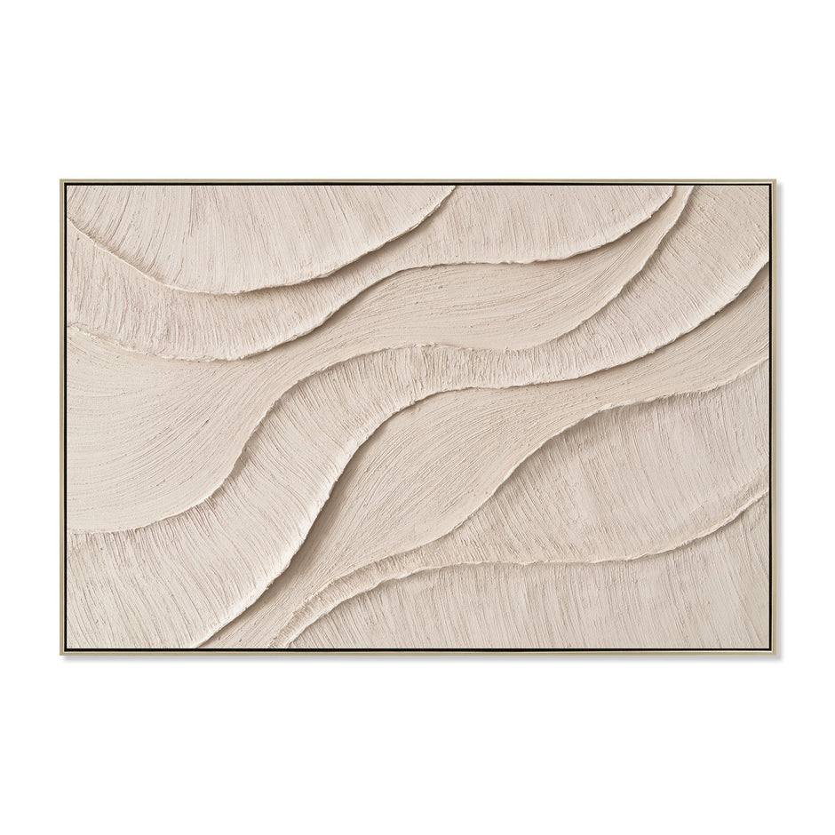 CAR12189-CLO 120 x 80cm Framed Canvas - Natural