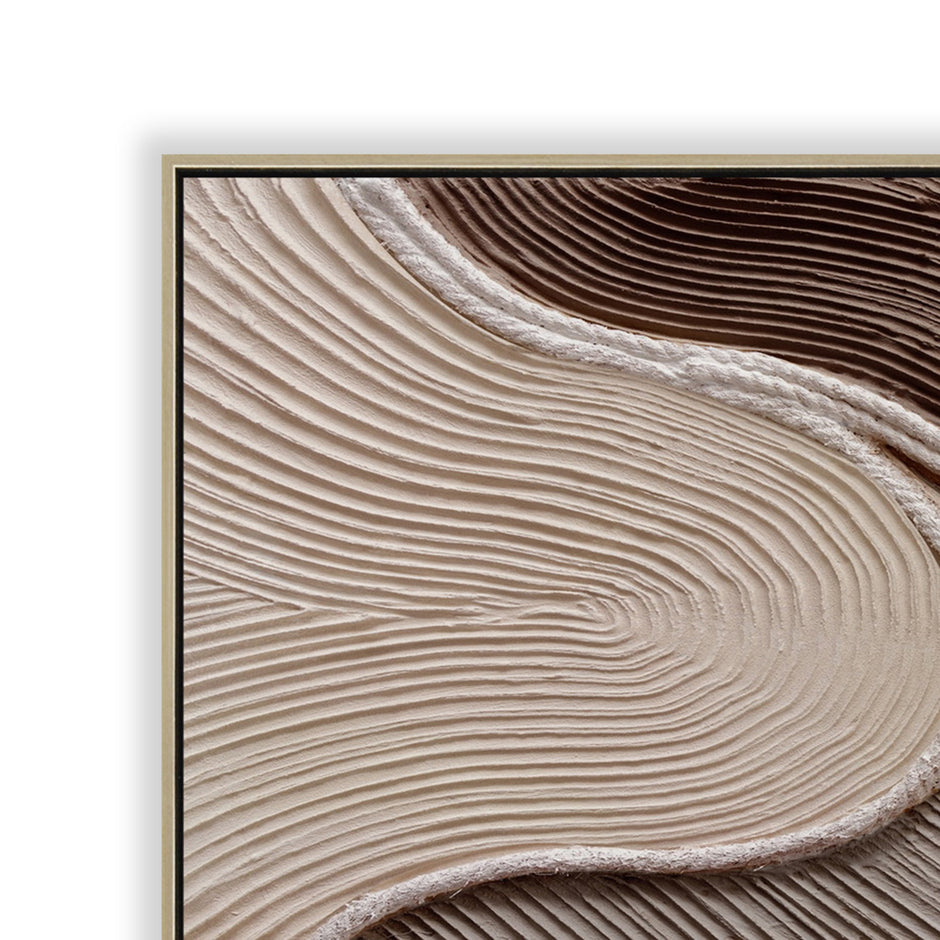 CAR12193-CLO 120 x 90cm Framed Canvas - Natural