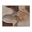 CAR12193-CLO 120 x 90cm Framed Canvas - Natural