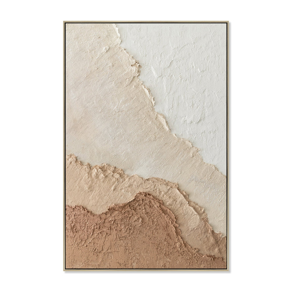 CAR12194-CLO 80 x 120cm Framed Canvas - Natural